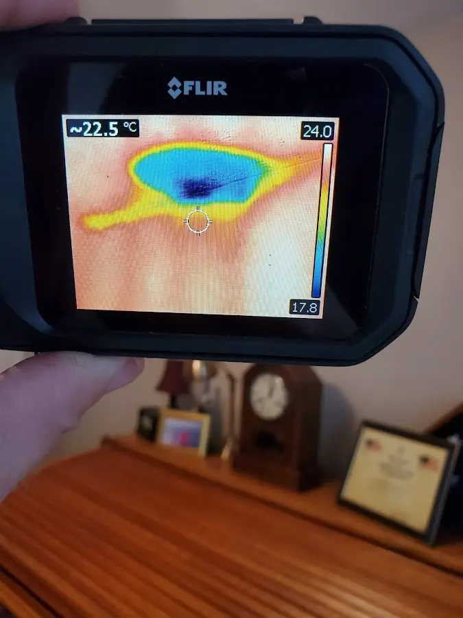 Thermal imaging inspection for water damage in Brookhaven